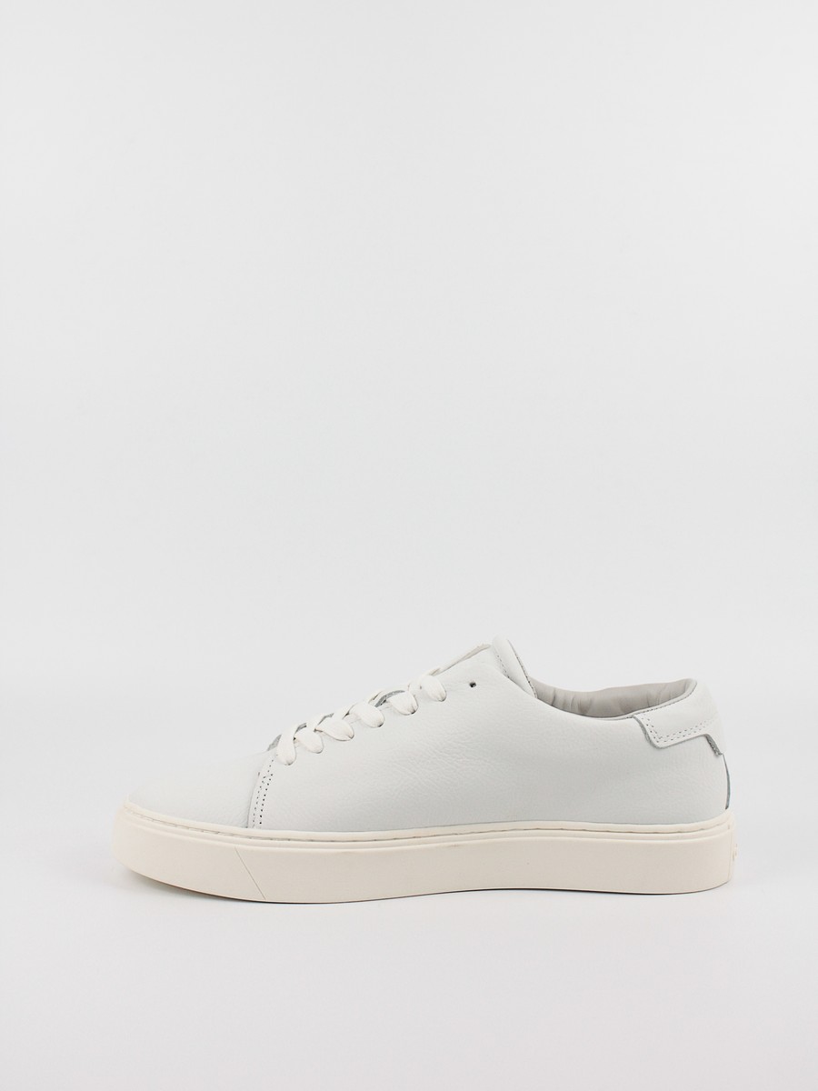 Ανδρικά Sneaker Calvin KLein Low Top Lace Up Lth HM0HM01516-0K4 Ασπρο