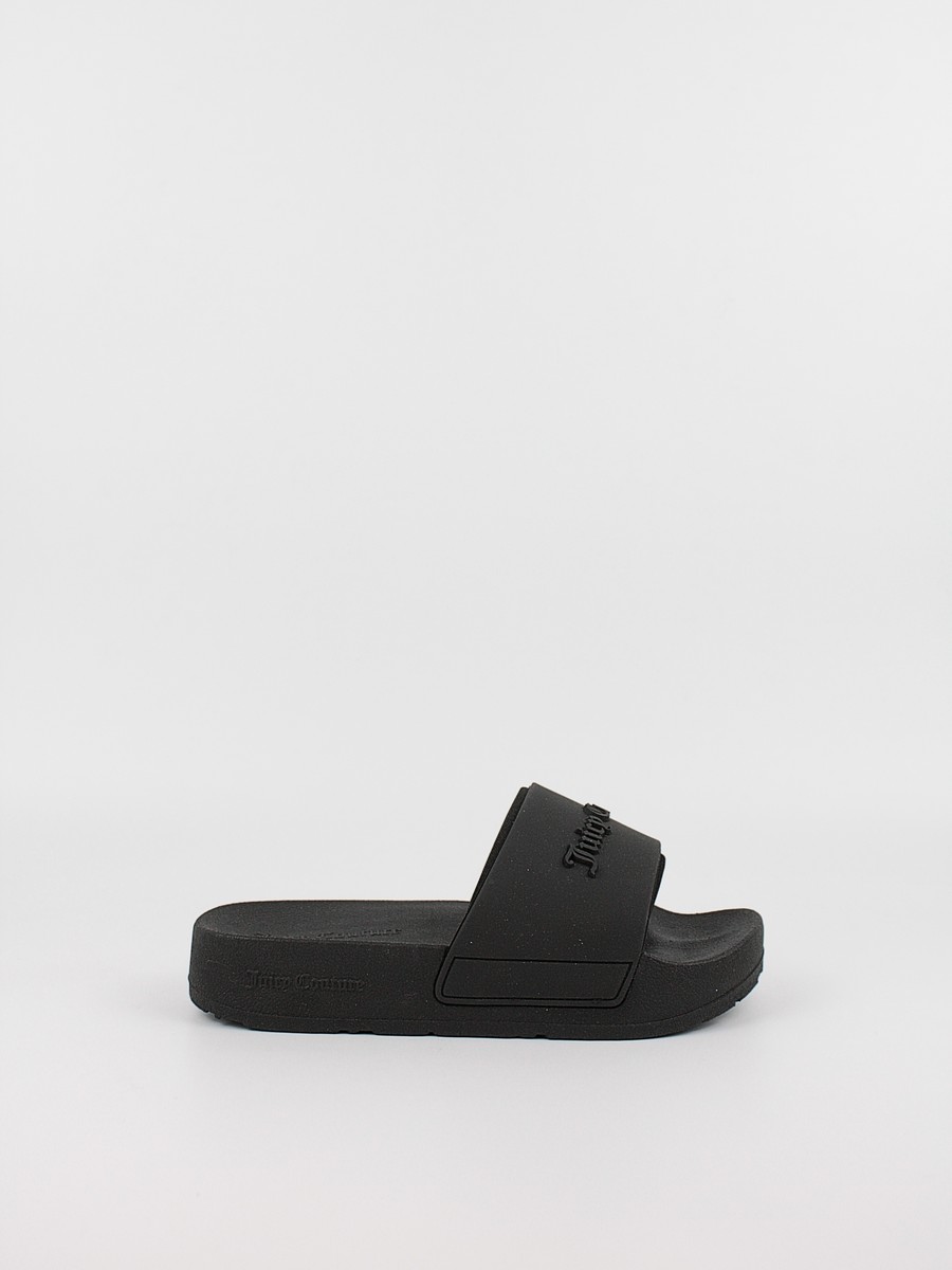 Women Slider Juicy Couture JCFSYL128006-101 Breanna Stacked Sliders  Black