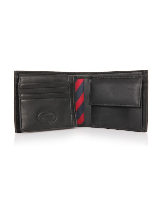 Men Wallet Tommy Hilfiger Johnson Cc Flap And Coin Pocket AM0AM00660-002 Black