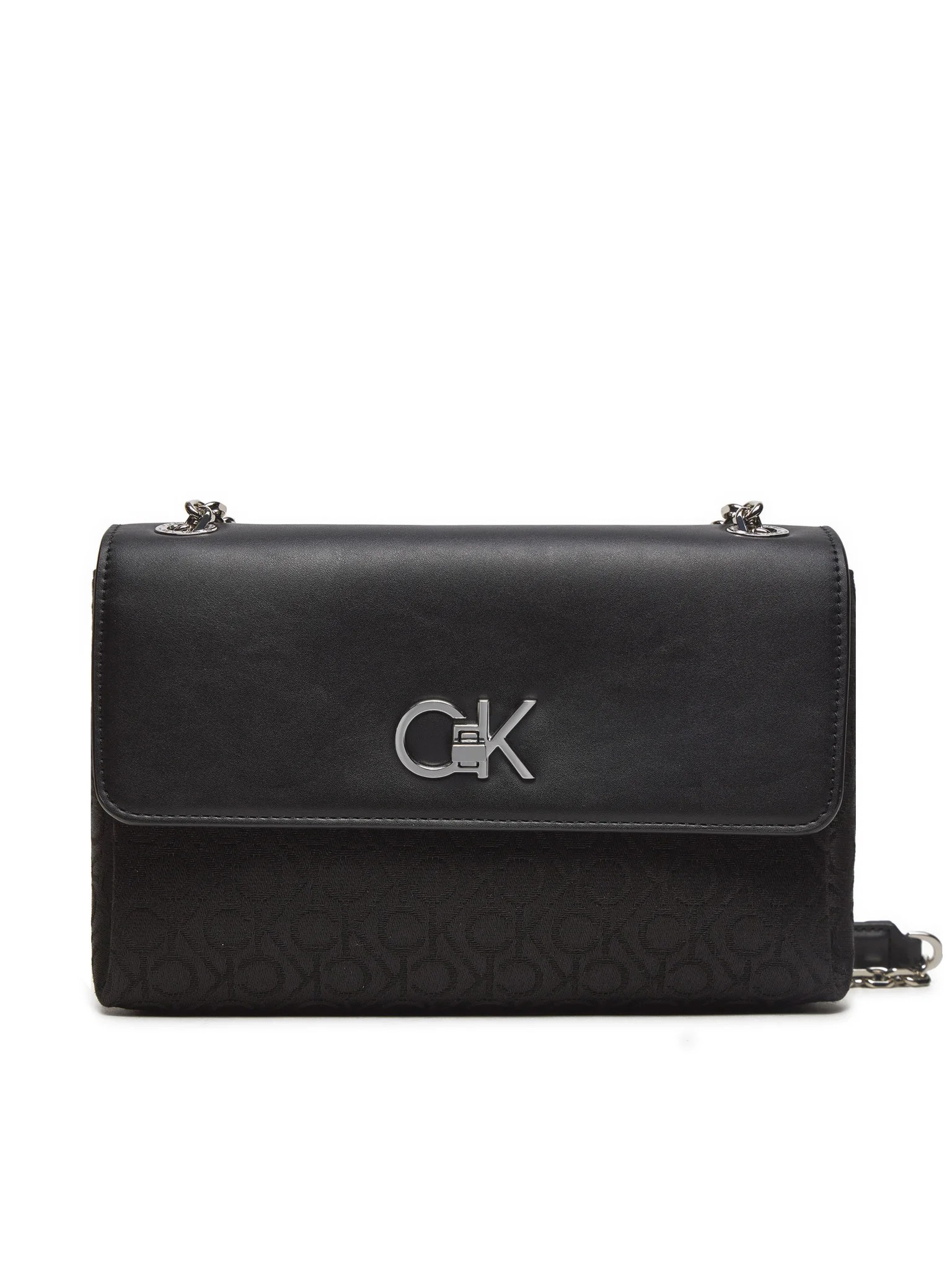 Women's Bag Calvin Klein Ck Re-Lock Conv Shoulder Bag Jqc K60K612641-0GK Black