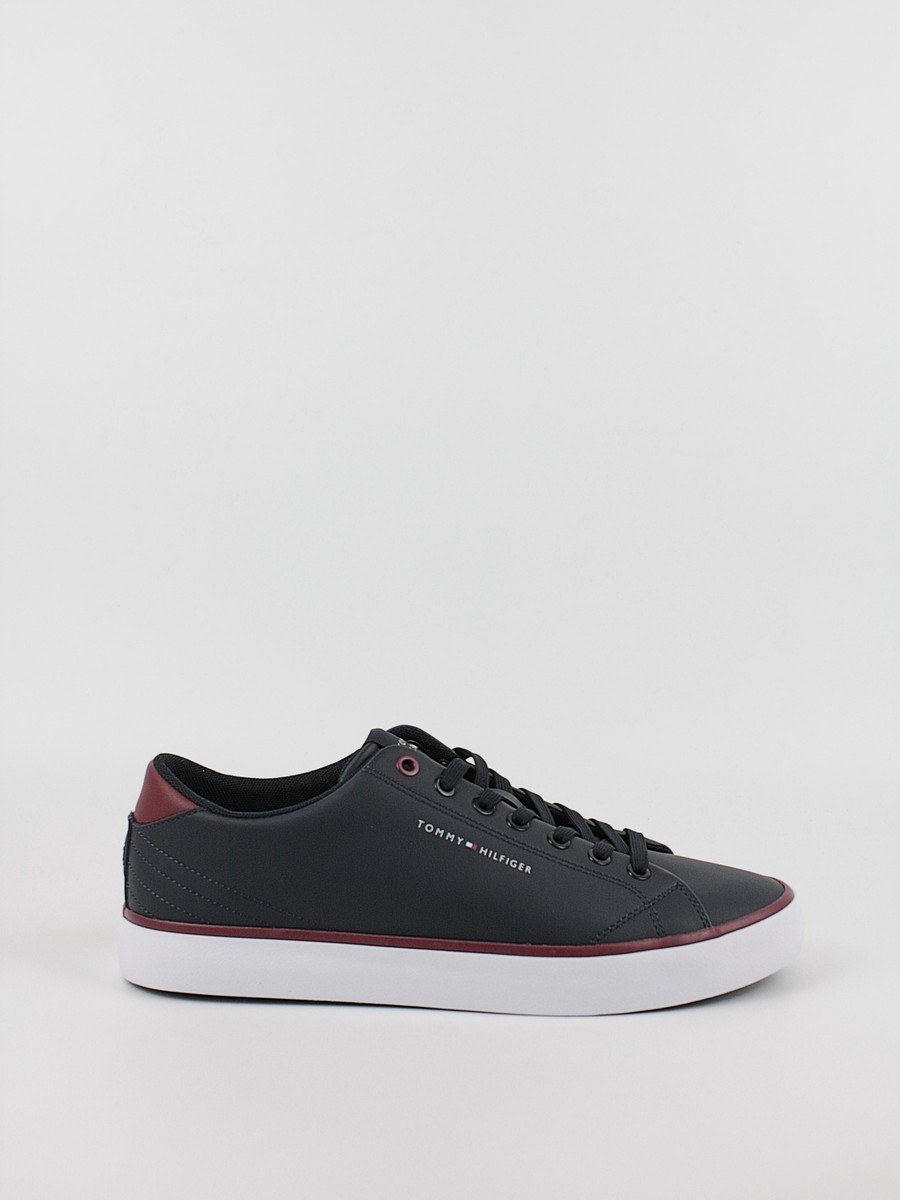 Ανδρικά Sneaker Tommy Hilfiger Th Hi Vulk Core Low Leather FM0FM05041-DW5 Μπλε
