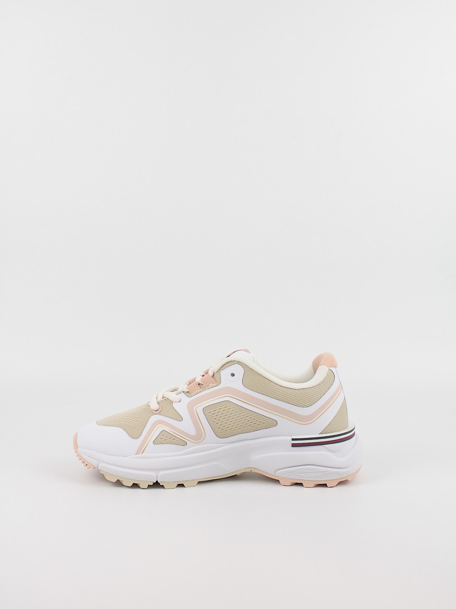 Γυναικεία Sneaker Tommy Hilfiger Womens Trail Runner FW0FW08202-0F7 Μπεζ
