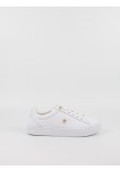 Women Sneaker Tommy Hilfiger Elevated Essent Sneaker Monogram FW0FW07999-TBS White