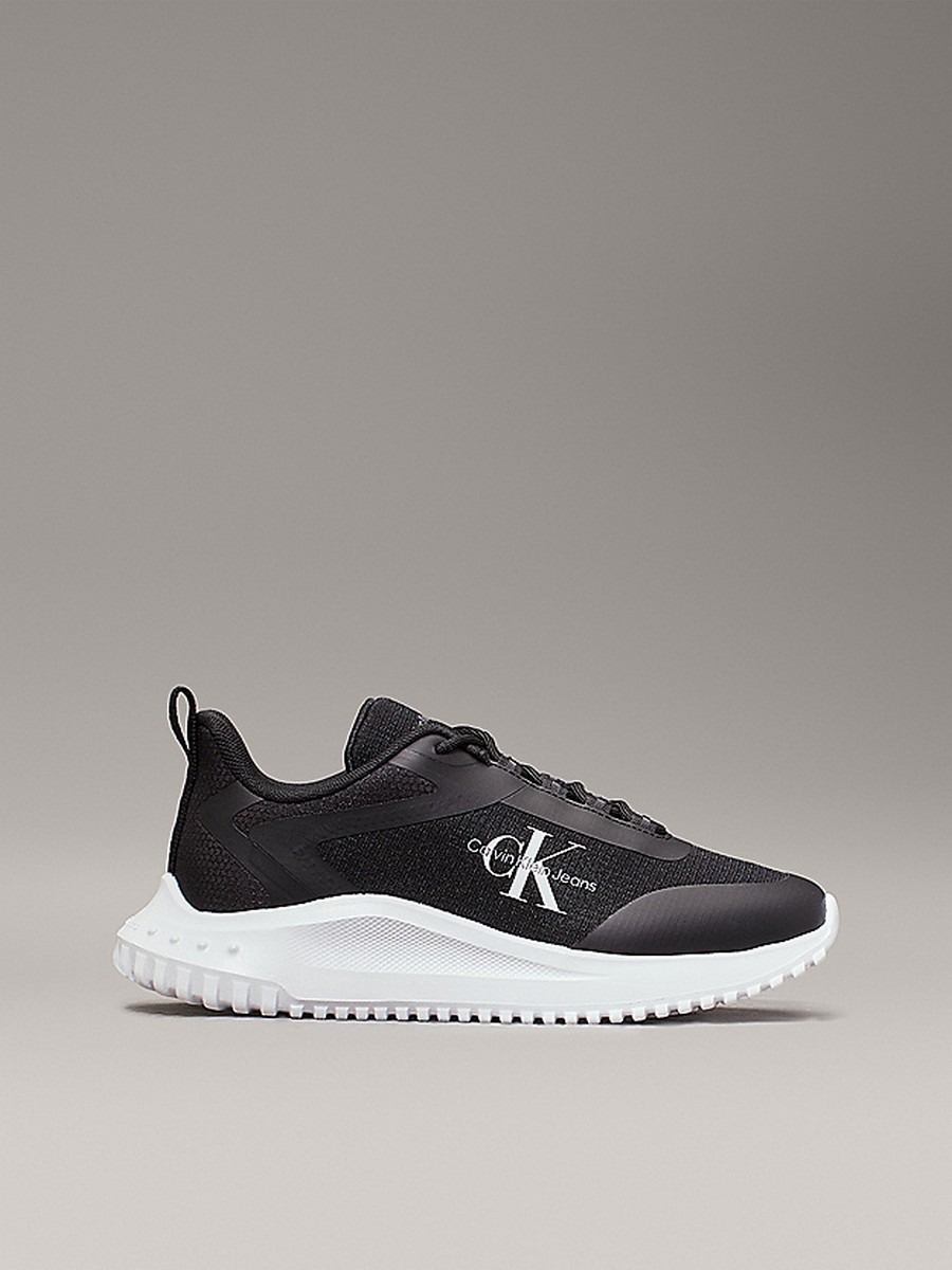 Γυναικεία Sneaker Calvin KLein Eva Runner Low Lace Mix Ml Wn YW0YW01442-0GM Μαύρο