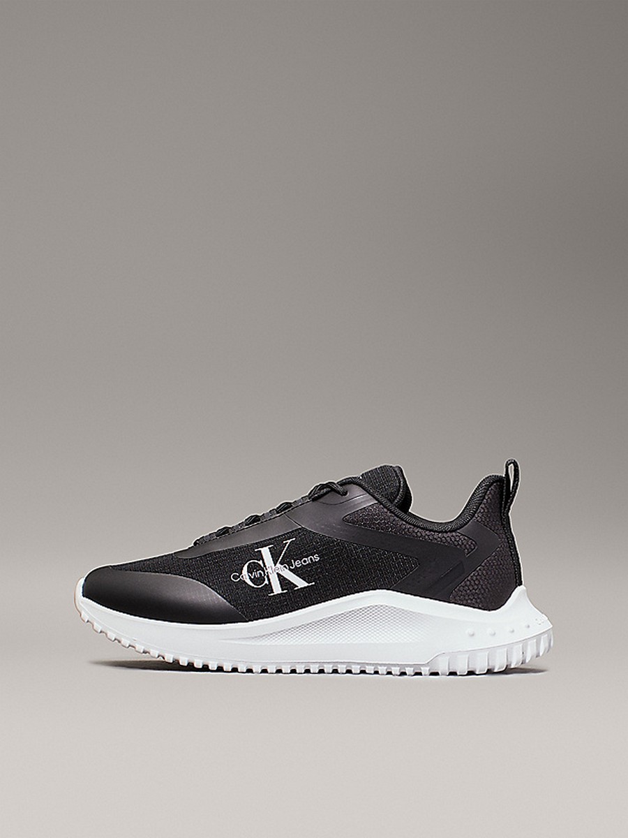 Γυναικεία Sneaker Calvin KLein Eva Runner Low Lace Mix Ml Wn YW0YW01442-0GM Μαύρο