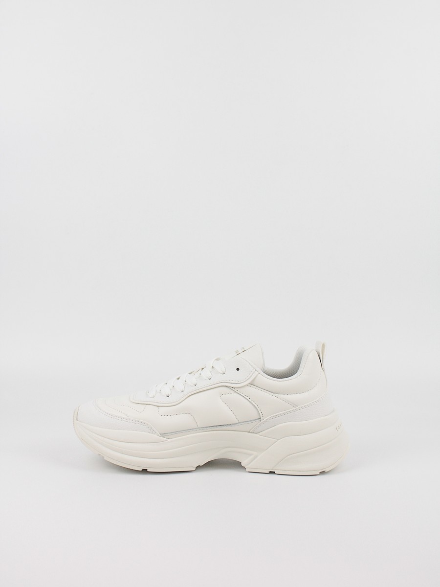 Γυναικεία Sneaker Tommy Hilfiger Chunky Dressy Runner Stripes FW0FW08318-YBL Ασπρο