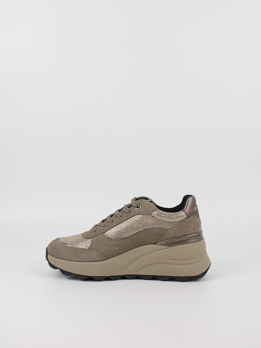 Γυναικείο Sneaker Geox Spherica ec13 D45WAA-0JS22-C6029 Πούρο