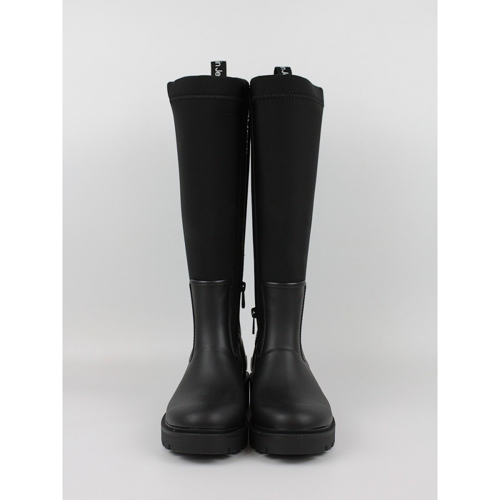 Women's Boot Calvin KLein High Rainboot Neopren YW0YW00838-BDS Black Women's Boot Calvin KLein High Rainboot Neopren YW0YW00838-BDS Black
