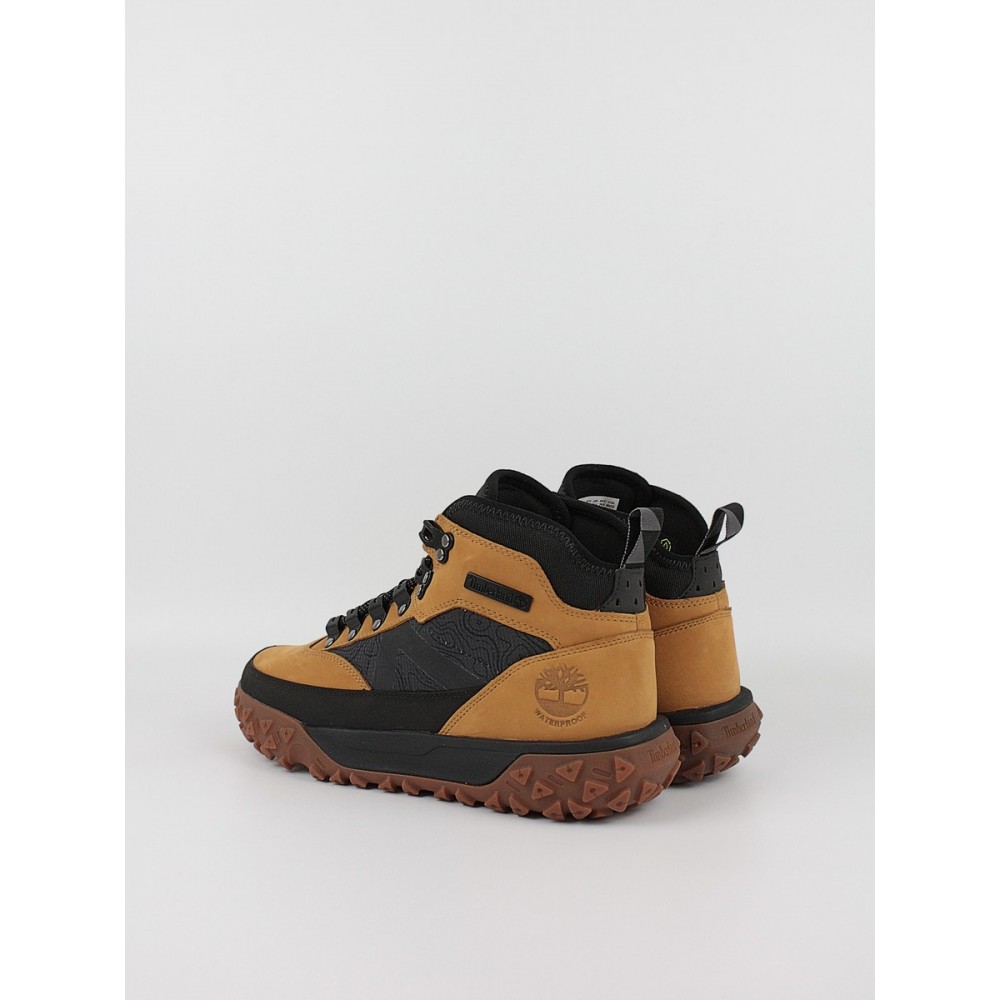 Men's Boot Timberland Greenstride Motion 6 Mid Lace Up Waterproof Hiking Boot TB1A67JC231 Yellow
