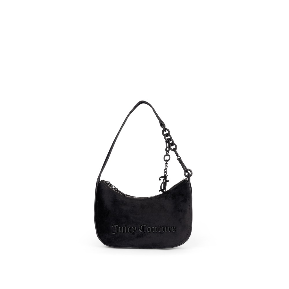 【JUICY COUTURE】Jasmine ロゴ ミニポーチ付 ベルベット バッグ Juicy Couture JASMINE SMALL HOBO SET - Handbag - pink - Zalando