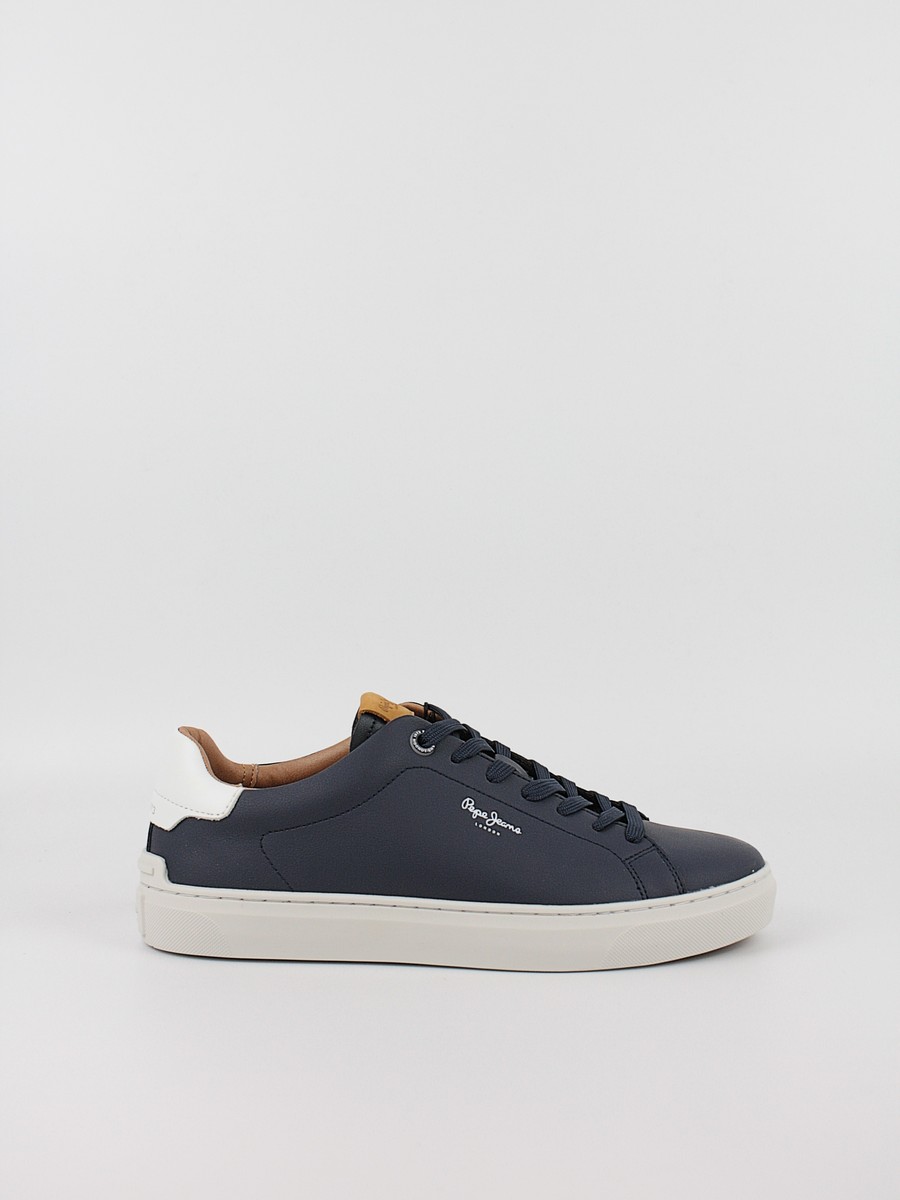Men Sneaker Pepe Jeans Camden Club M PMS00020-595 Blue