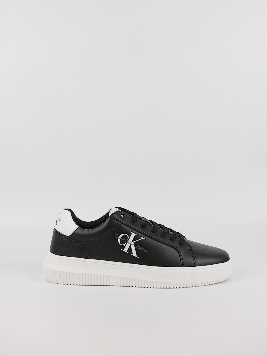 Ανδρικά Sneaker Calvin KLein Chunky Cupsole Mono Lth YM0YM00681-0GJ Μαύρο