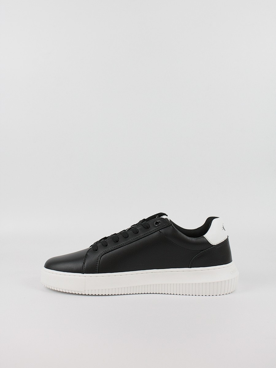 Ανδρικά Sneaker Calvin KLein Chunky Cupsole Mono Lth YM0YM00681-0GJ Μαύρο