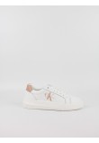 Γυναικεία Sneaker Calvin KLein Chunky Cupsole Mono Lth Wn YW0YW00823-0K6 Ασπρο