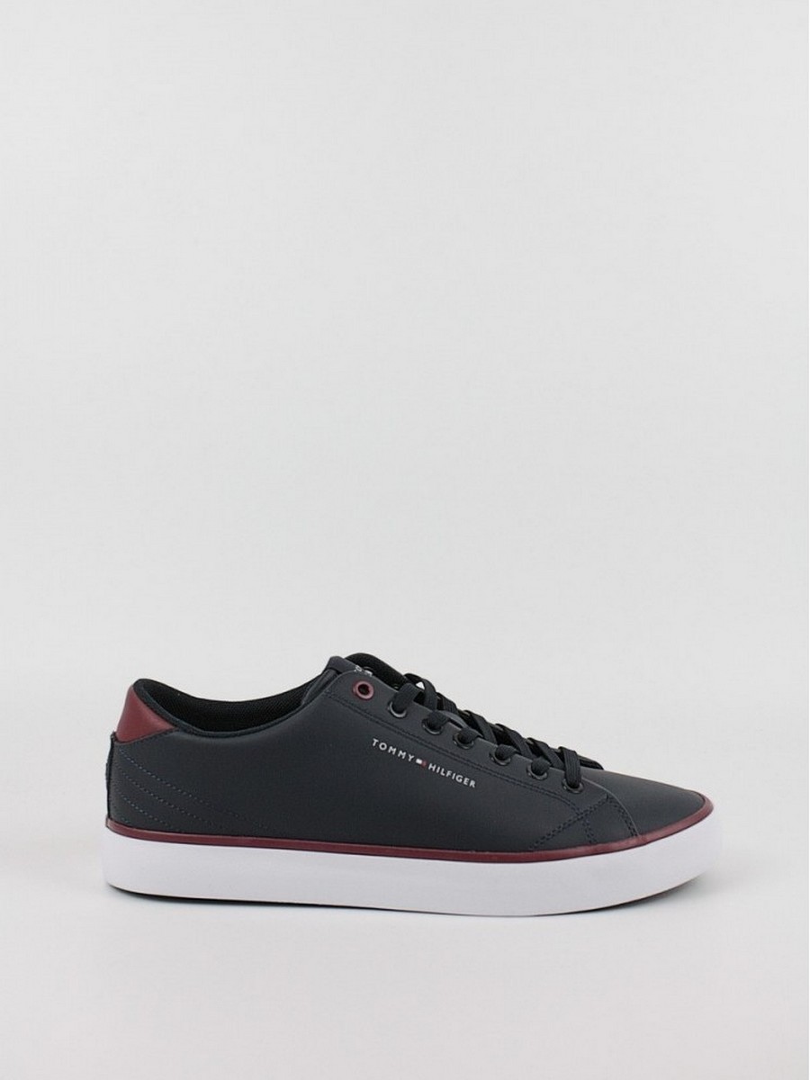 Ανδρικά Sneaker Tommy Hilfiger Th Hi Vulk Core Low Leather FM0FM05041-DW5 Μπλε