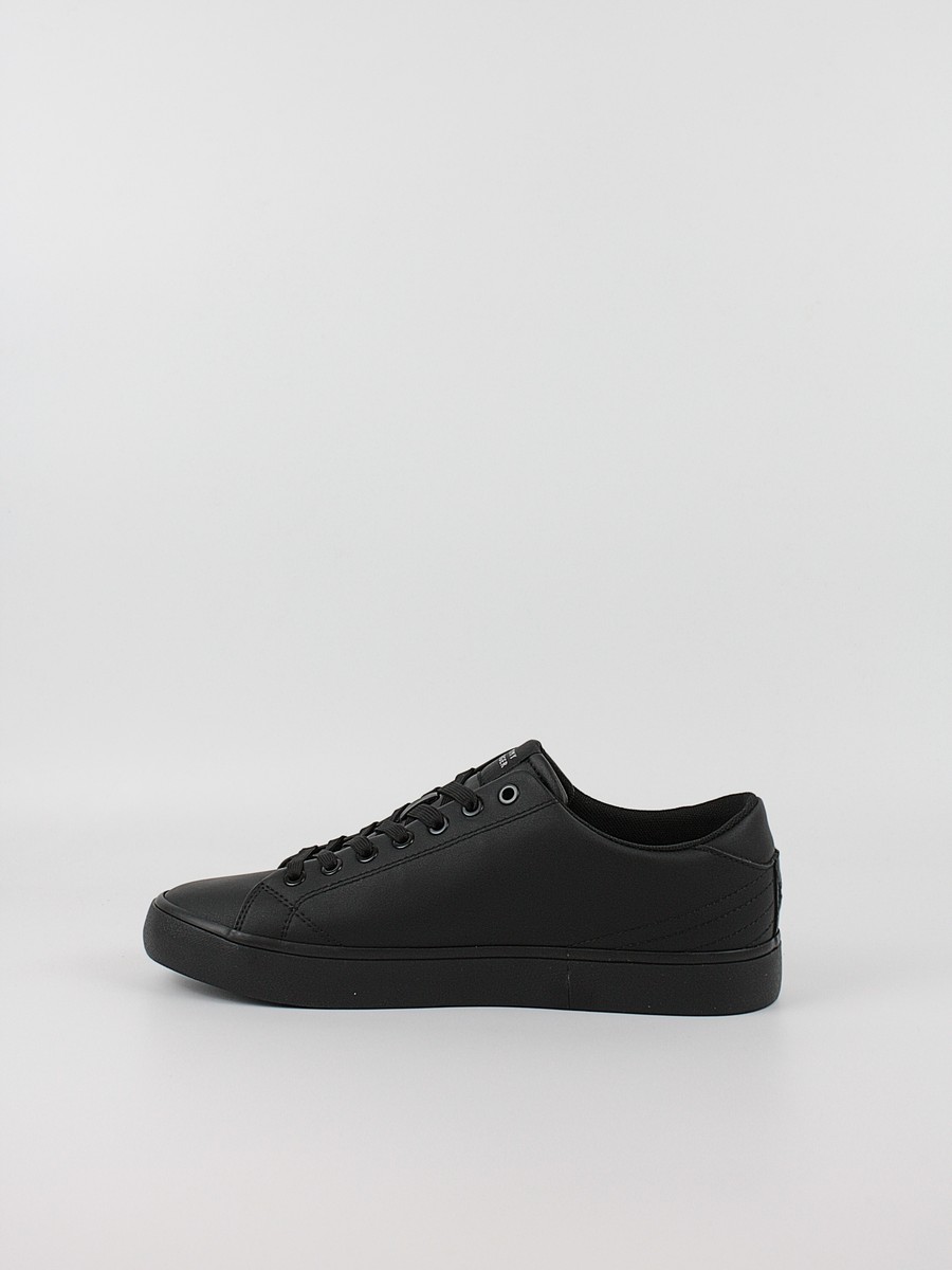 Ανδρικά Sneaker Tommy Hilfiger Th Hi Vulk Core Low Leather FM0FM05041-BDS Μαύρο