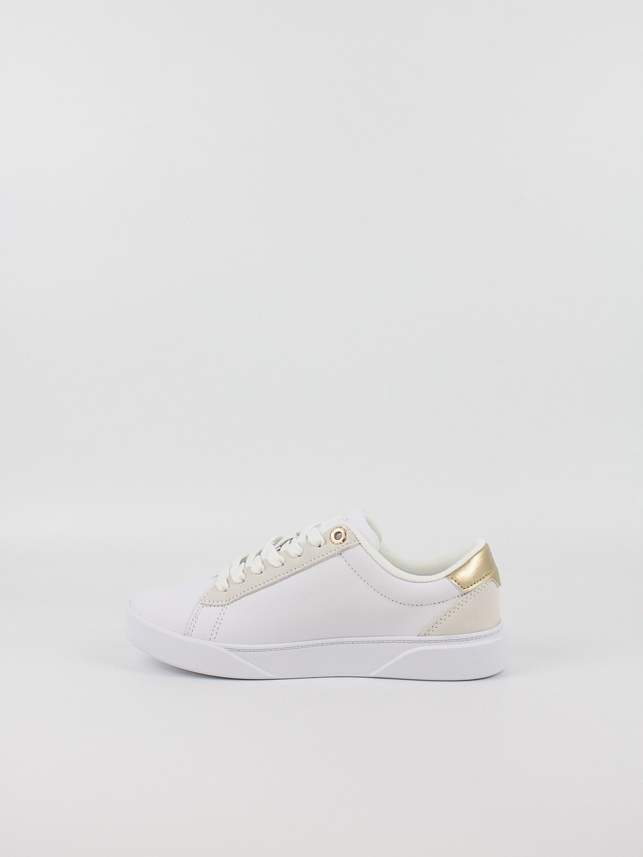 Γυναικεία Sneaker Tommy Hilfiger Chic Court Sneaker FW0FW08382-YBS Ασπρο