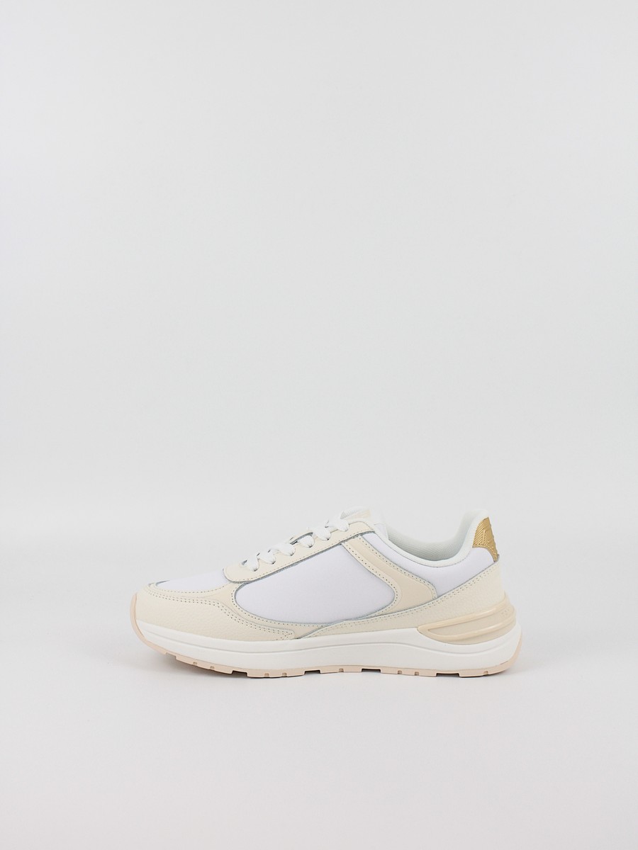 Γυναικεία Sneaker Tommy Hilfiger Casual Fashion Runner Lthr FW0FW08325-0K4 Ασπρο
