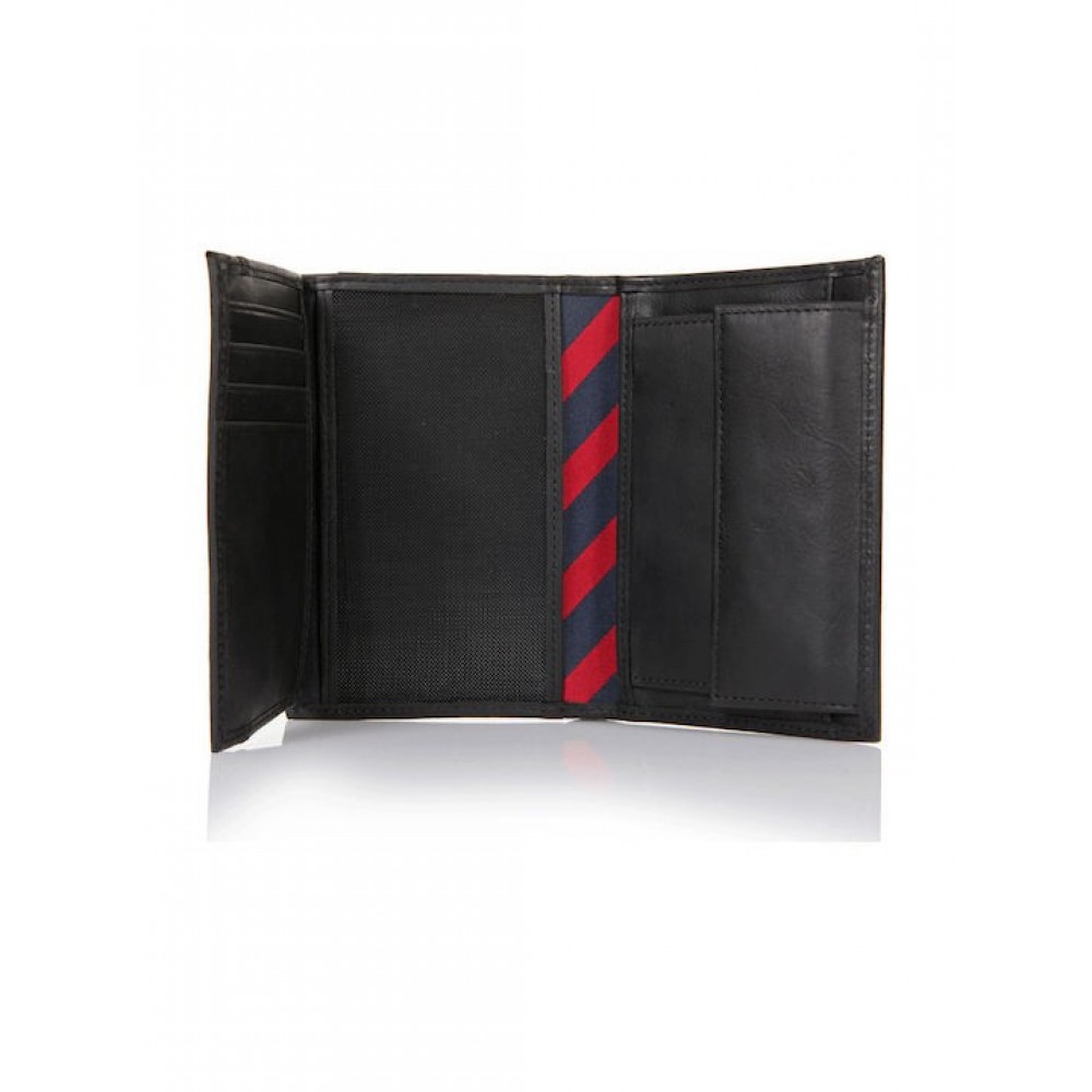 Men Wallet Tommy Hilfiger Johnson N/S Wallet W/Coin Pocket AM0AM00664-002 Black