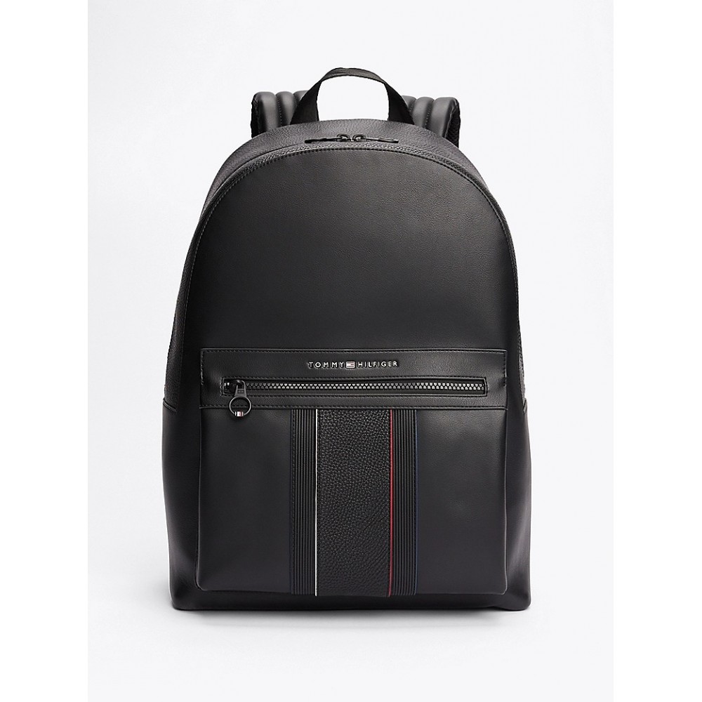 Men Backpack Tommy Hilfiger Th Foundation Backpack AM0AM13609-BDS Black
