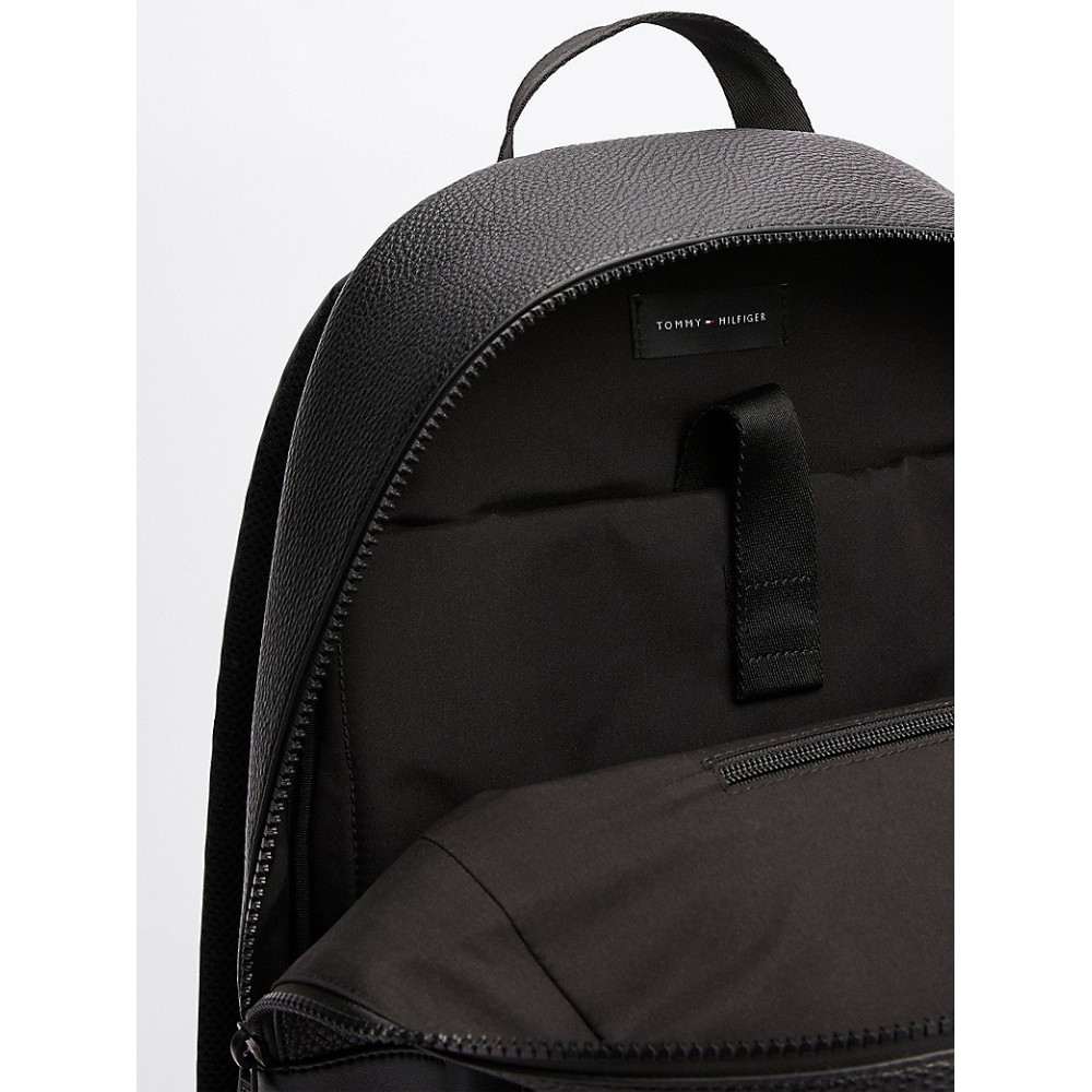 Men Backpack Tommy Hilfiger Th Foundation Backpack AM0AM13609-BDS Black