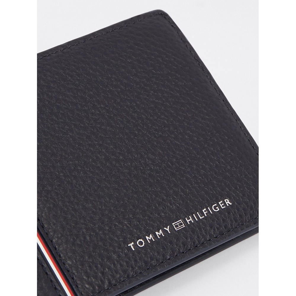 Men Wallet Tommy Hilfiger Th Corp Cc And Coin AM0AM13043-BDS Black