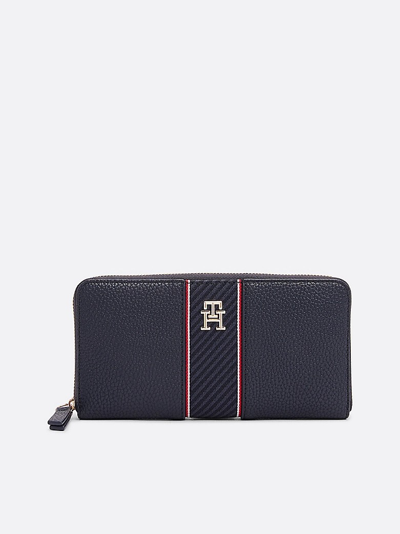 Womens Wallet Tommy Hilfiger Th Legasy Large Za AW0AW16921-DW6 Blue