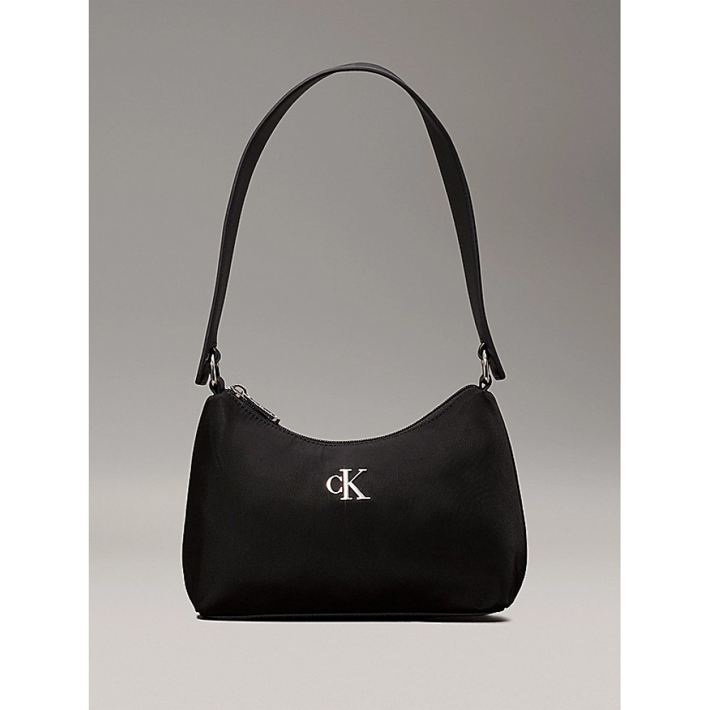 Women's Bag Calvin Klein Sleek Nylon Shoulder Bag K60K612124-BEH Black - Main Image