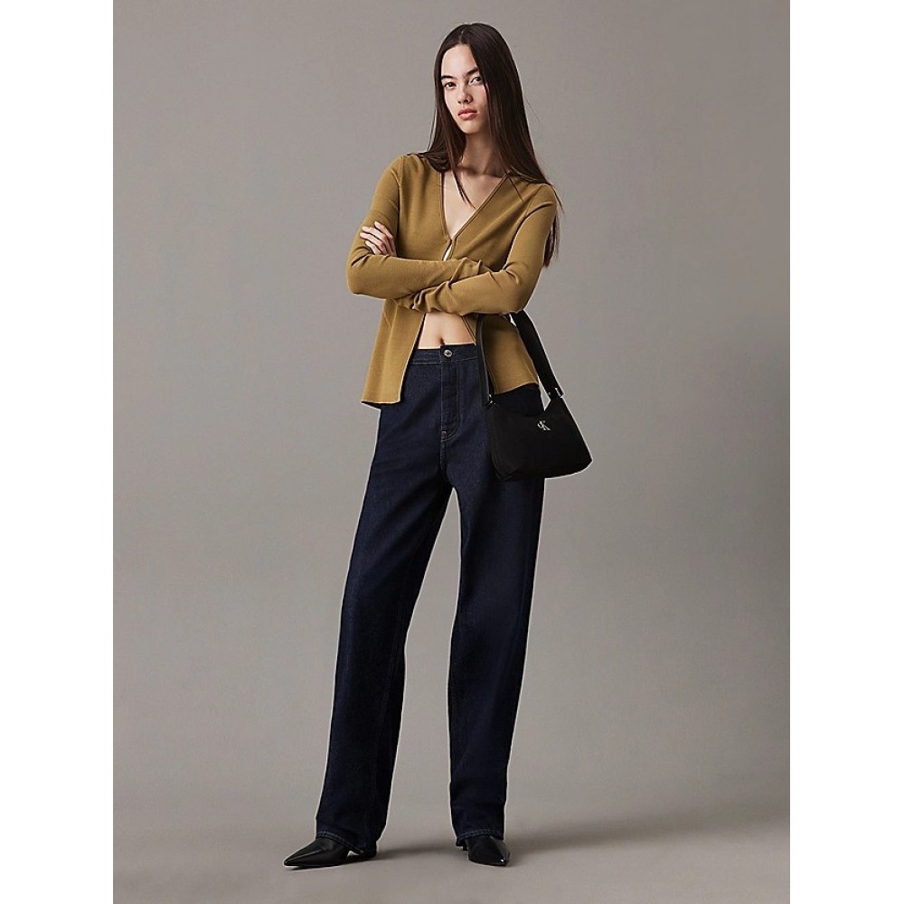 Women's Bag Calvin Klein Sleek Nylon Shoulder Bag K60K612124-BEH Black