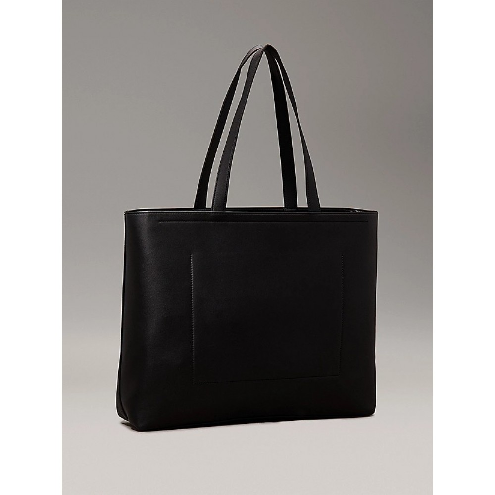 Women's Bag Calvin Klein Sculpted Slim Tote 34 Mono K60K612222-01R Black
