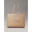 Women\'s Bag Calvin Klein Sculpted Slim Tote 34 Mono K60K612222-PBF Biege