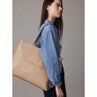 Women\'s Bag Calvin Klein Sculpted Slim Tote 34 Mono K60K612222-PBF Biege