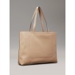 Women\'s Bag Calvin Klein Sculpted Slim Tote 34 Mono K60K612222-PBF Biege
