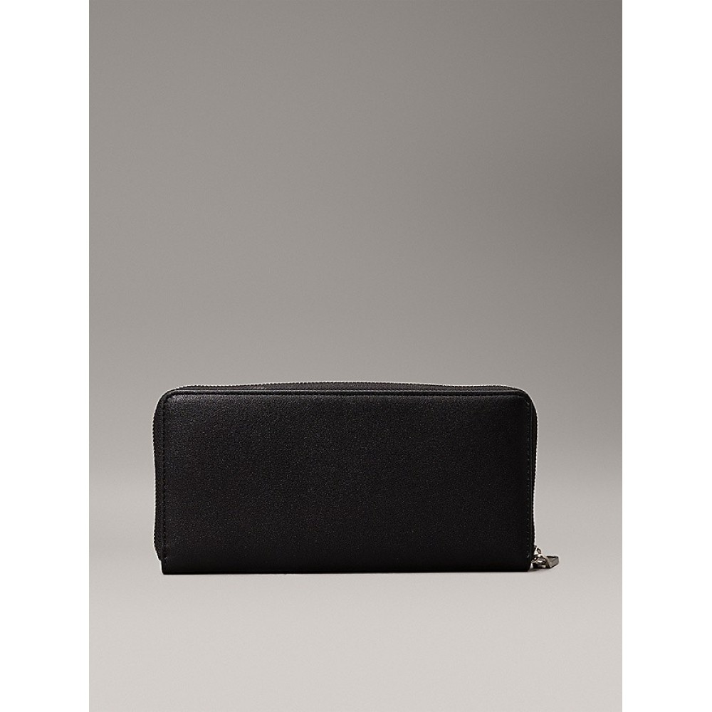 Women Wallet Calvin Klein Sculpted Zip Around Mono K60K607634-01R Black