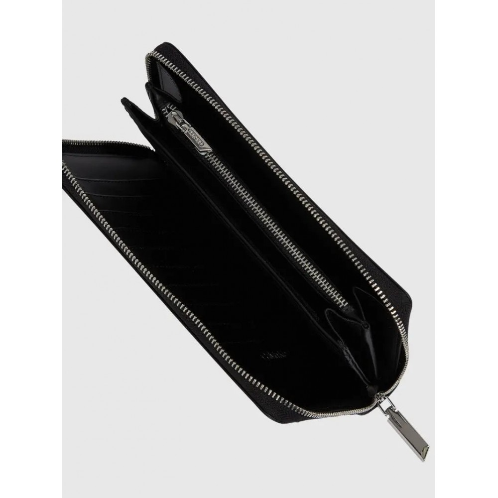 Women Wallet Calvin Klein Ck Must Xl Zip Around Mono K60K613072-0GJ Black
