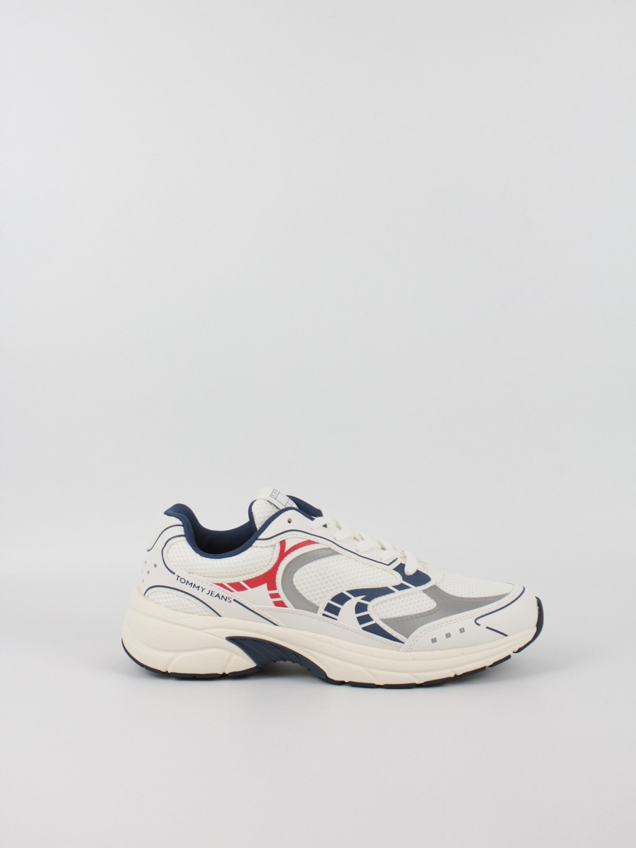 Ανδρικά Sneaker Tommy Hilfiger Archive'25 EM0EM01569-0G1 Ασπρο