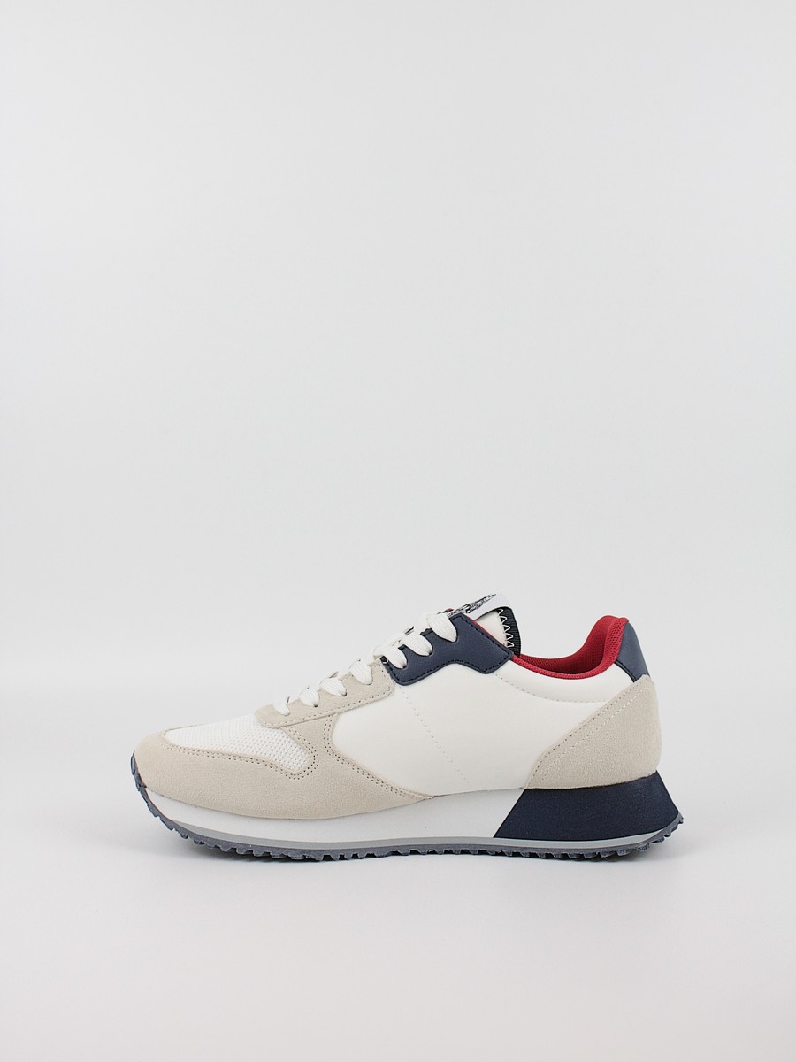 Men's Sneaker Us Polo Assn CLEEF008-WHI-BLU04 White