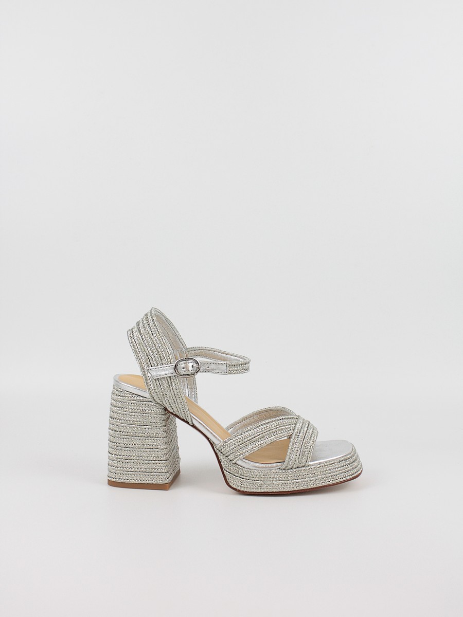 Women Sandal Castaner Valle 142 023116-3013 Platinum