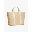 Γυναικεία Τσάντα Tommy Hilfiger Th Spring Logo Tote AW0AW17196-AA8 Μπεζ