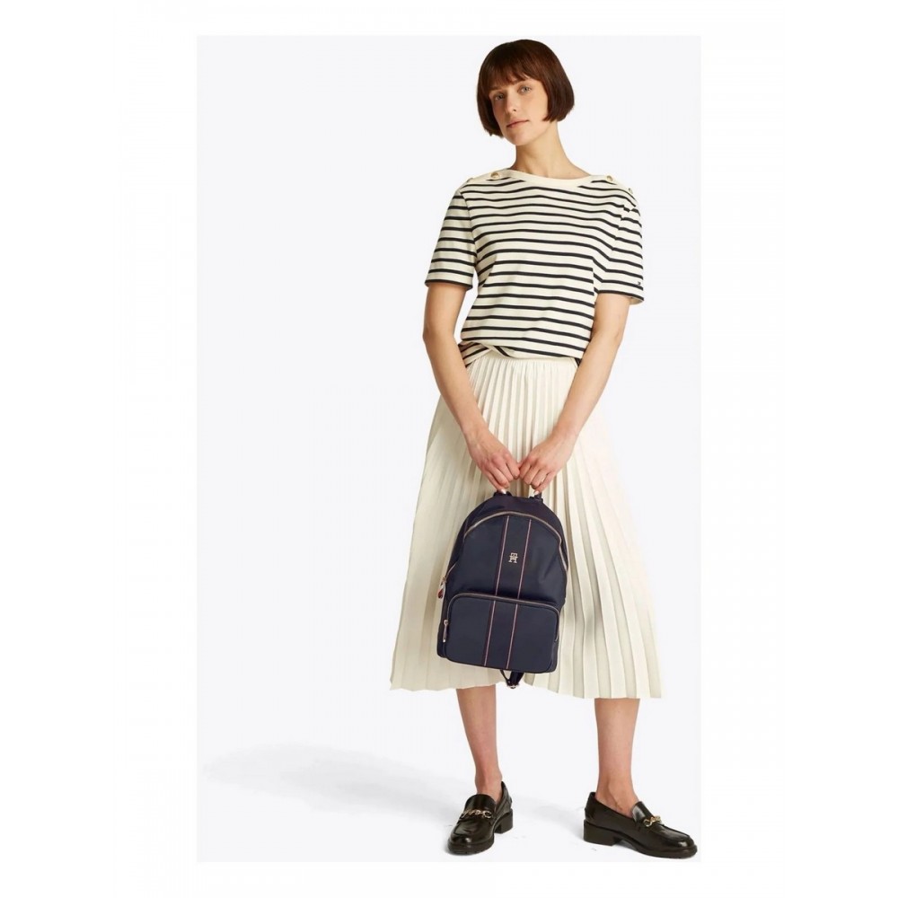Γυναικεία Τσάντα Tommy Hilfiger Popy Backpack Corp AW0AW17162-DW6 Μπλε