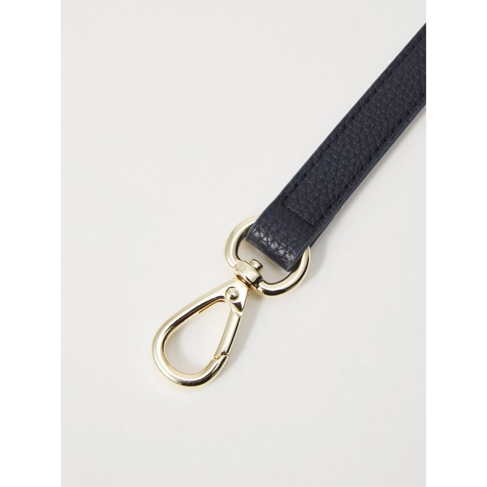 Γυναικεία Τσάντα Tommy Hilfiger Th Her Med Crossover Canvas Str AW0AW17404-DW6 Μπλε