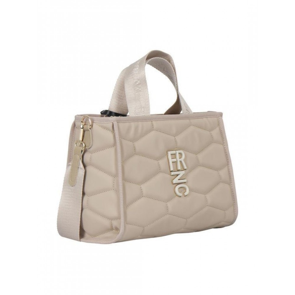 Women's Shoulder Bag FRNC 4975 BG Biege
