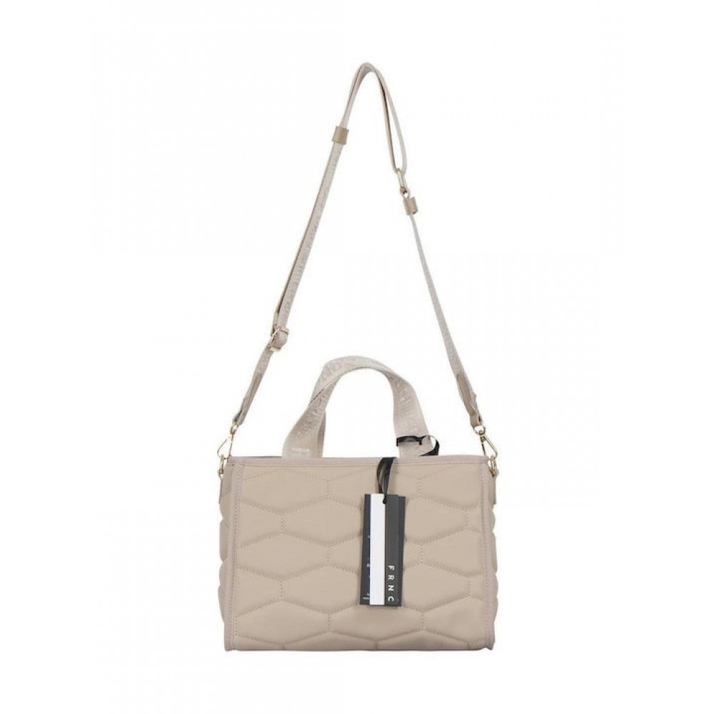Women's Shoulder Bag FRNC 4975 BG Biege