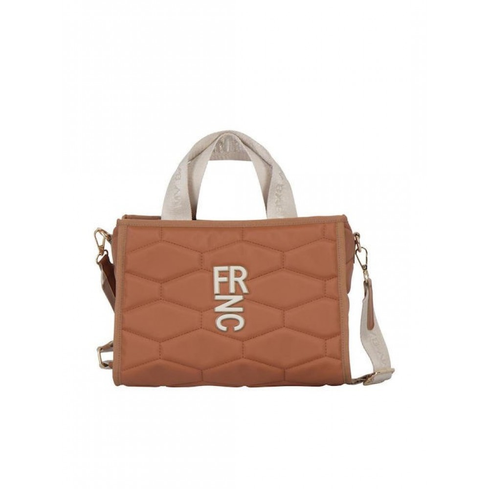 Women's Shoulder Bag FRNC 4975 TB Light Brown