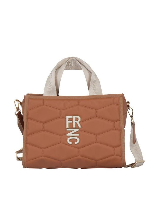 Women's Shoulder Bag FRNC 4975 TB Light Brown
