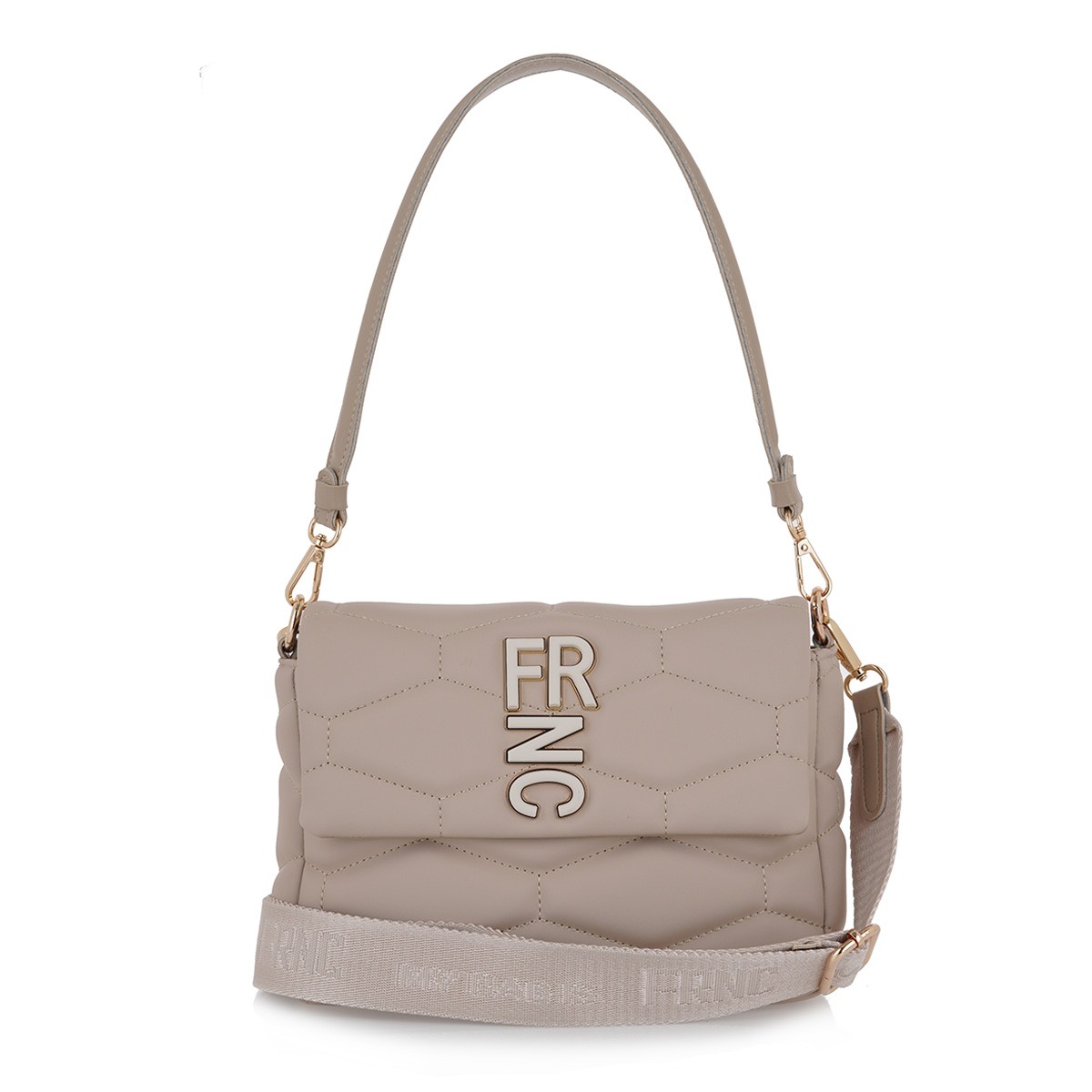 Women's Shoulder Bag FRNC 4974 BG Biege