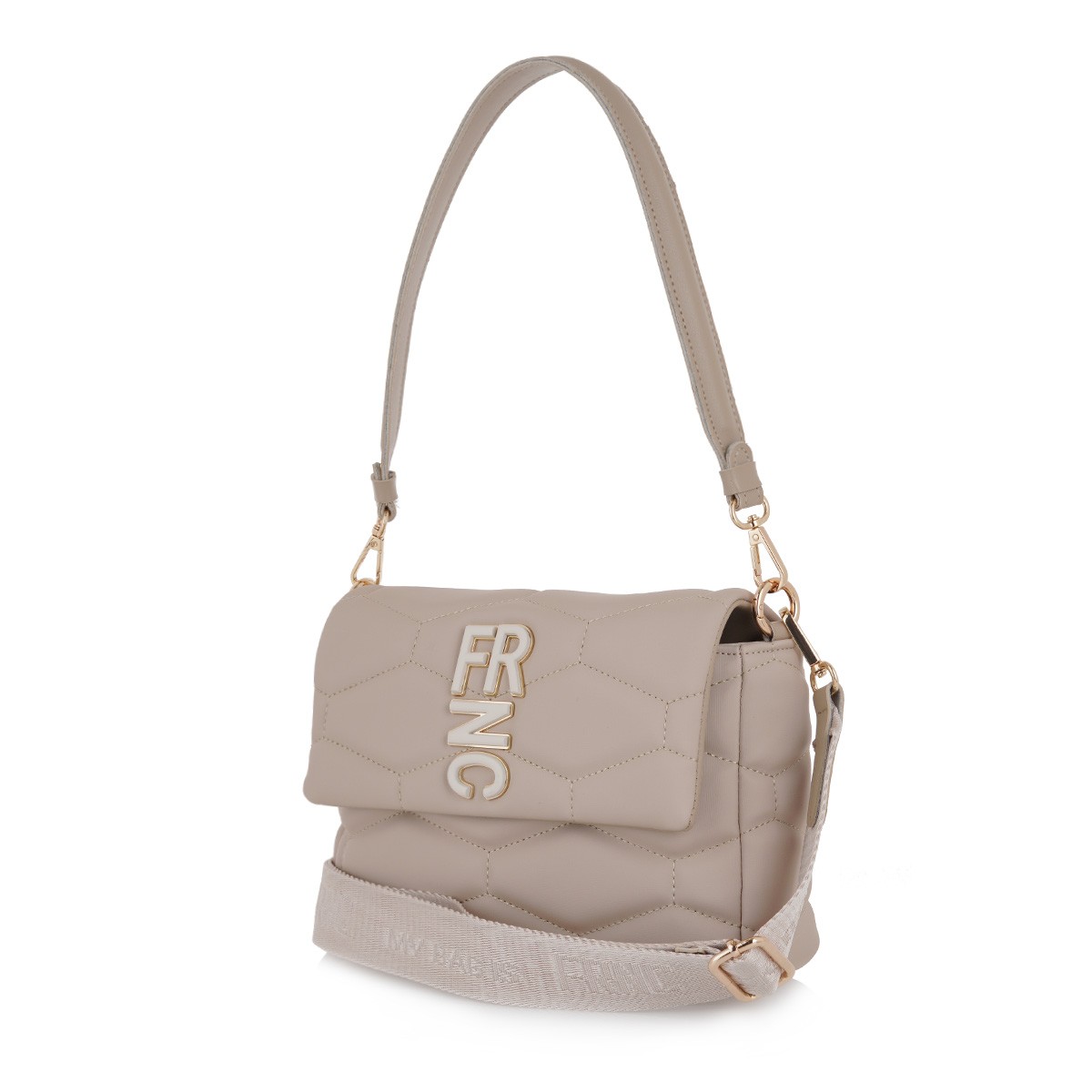 Women's Shoulder Bag FRNC 4974 BG Biege