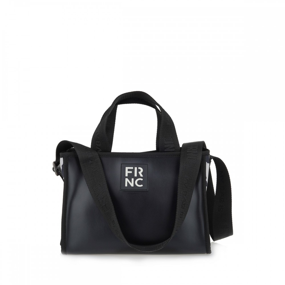 Women's Shoulder Bag FRNC 5210 BLK Black
