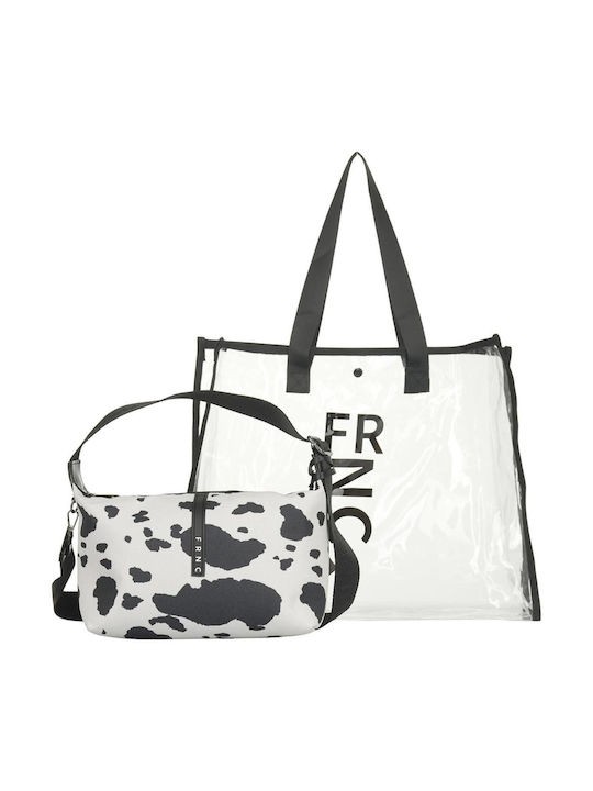Women's Shoulder Bag FRNC 5212 BLK Black