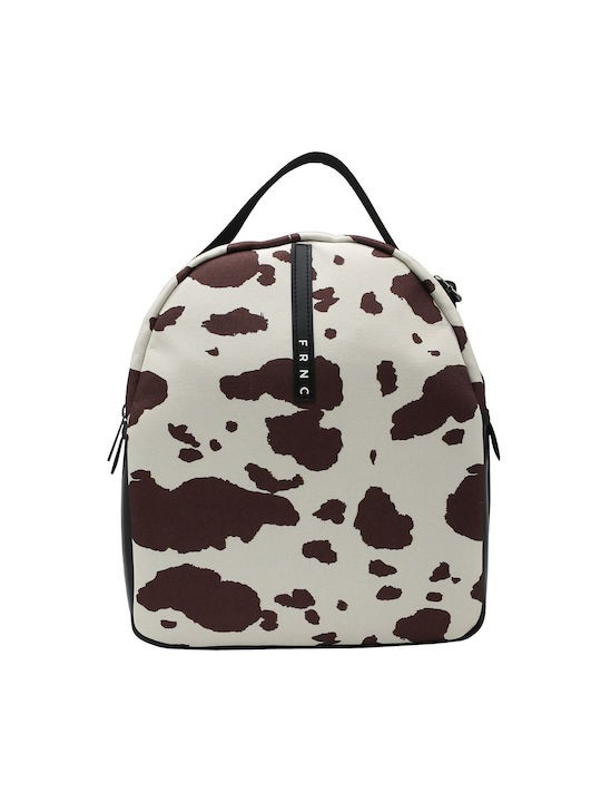 Women's Backpack Bag FRNC 5206 COF Brown